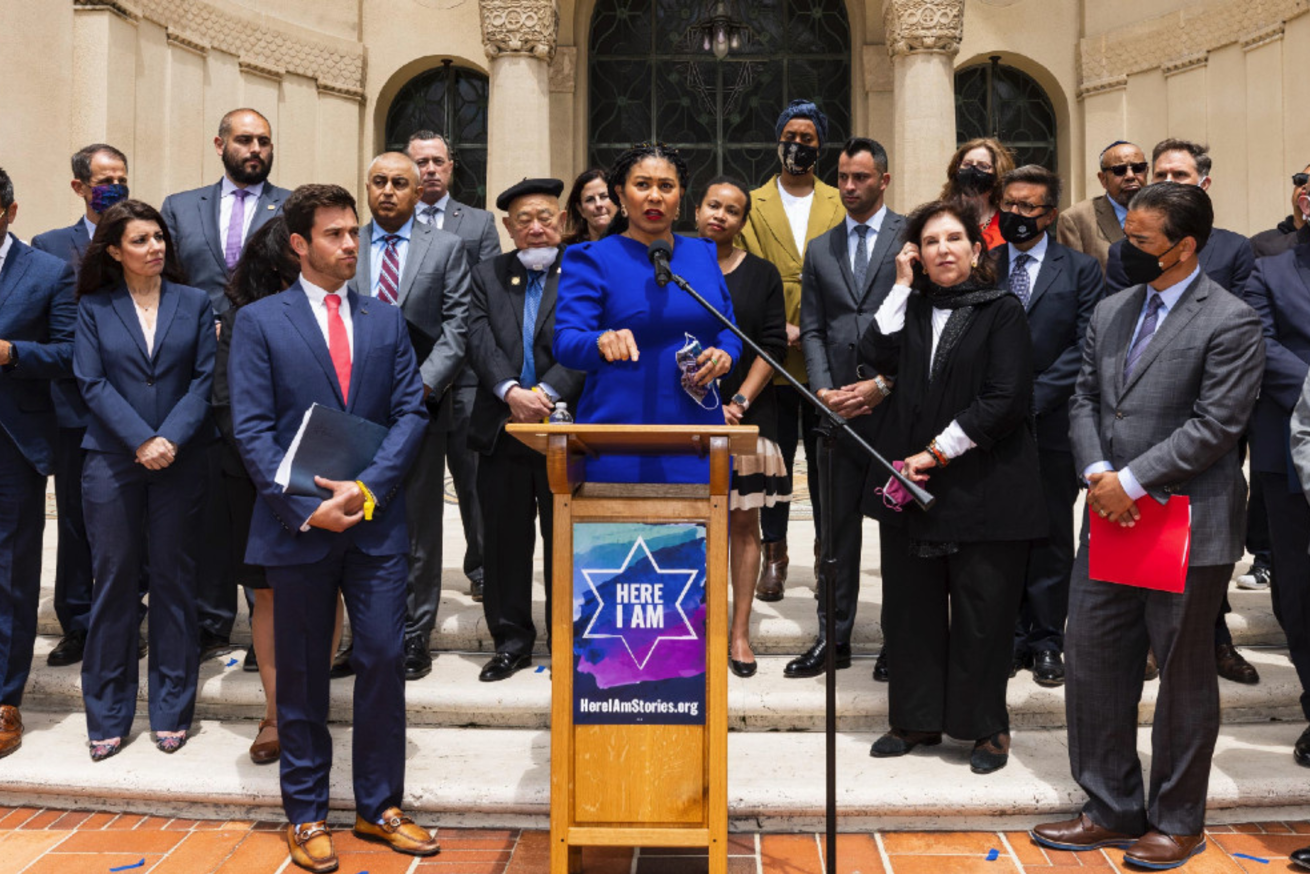 Here I Am press conference with SF Mayor London Breed